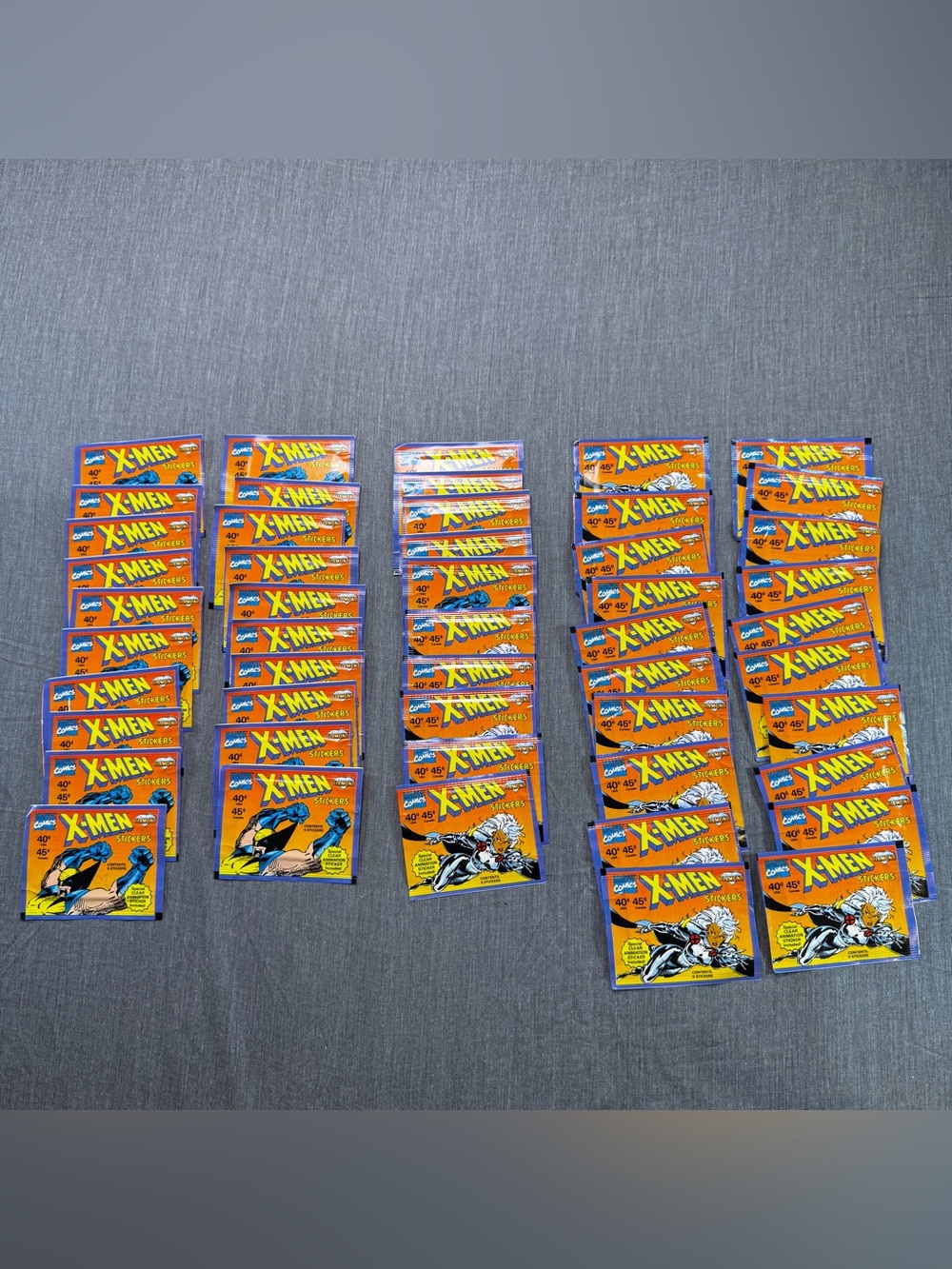 X-MEN Marvel Comics Sticker 1993 Box of 50 Sealed Packs by Diamond - Picture 5 of 11